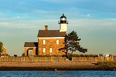 Sheffield Island LIght is One of the Castles in the Sound in Connecticut